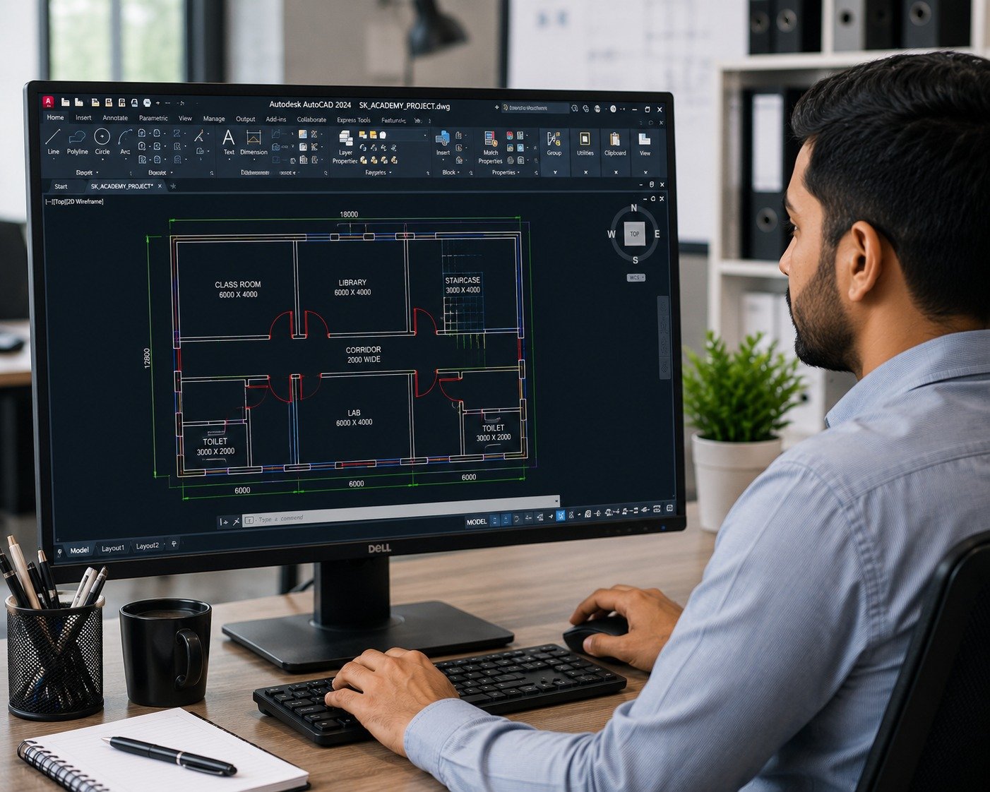 AutoCAD 2D Design Course for Electrical, Civil & Mechanical Engineers
